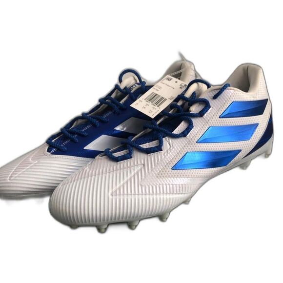Adidas Mens Freak Carbon Low Football Cleats White Royal Blue F97398 Size 14 1/2 main image 2